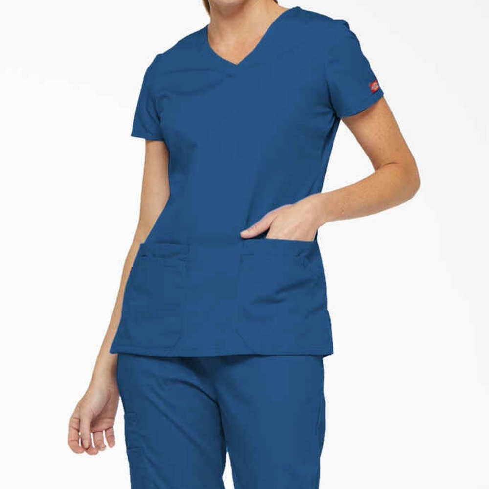 Scrub set,  Dickies Brand, turquoise color. Size XL